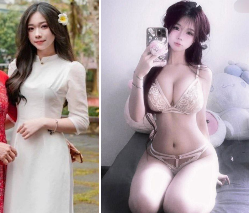 Clip nóng em học sinh chân dài háng rộng mê mẩn