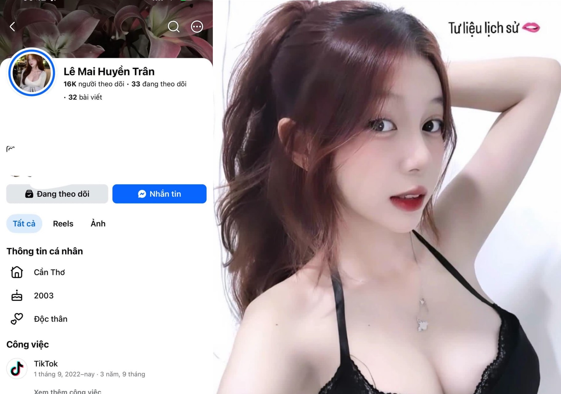 Phim sex em Lê Mai Huyền Trân